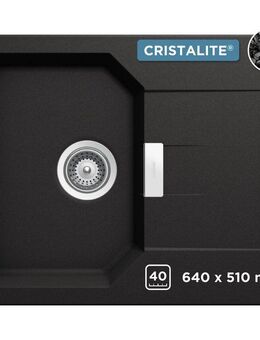 Schock Granitspüle Lucca, rechteckig, 64/51 cm