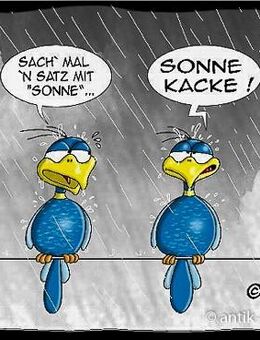 Lustige Hösti Postkarte "Sonne Kacke" witzige Karte - Hamburg