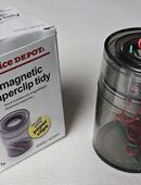 z15) NEU magnetischer Büroklammerspender Klammerspender 26 mm in 30823