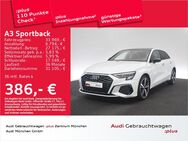 Audi A3, Sportback 45 TFSI e 2x S line, Jahr 2021 - Eching (Regierungsbezirk Oberbayern)