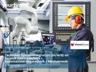 Techniker Systemintegration (m/w/d) im Bereich Elektrotechnik / Automatisierungstechnik / Mechatronik - Waghäusel