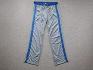 Workout Fitness Sweatpants Hose grau blau Streifen XL - Niddatal