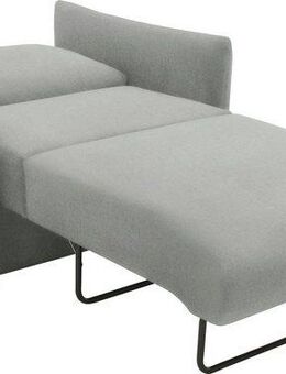 DOMO collection Sessel 700023 wandelbar zum Loungesessel, Relaxliege und Gästebett, Schlaffunktion, Federkern, stabile Liegefläche ca. 70 x 195 cm