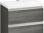 welltime Waschbeckenunterschrank Ohio Badmöbel, Waschtisch inkl. Waschbecken, Breite 60 cm