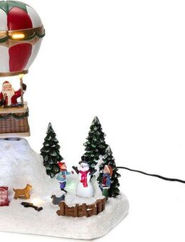 KONSTSMIDE Weihnachtsfigur (1 St), LED Heissluftballon mit Musik