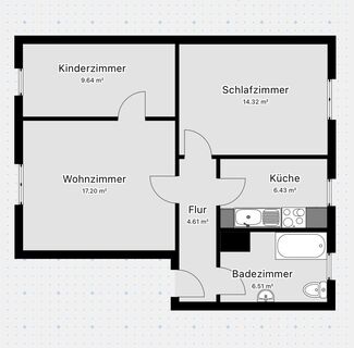 **Erstbezug nach Sanierung** ruhige 3-Zimmer Wohnung