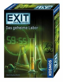 Kosmos Spiel EXIT, Das Spiel, Das geheime Labor, Rätselspiel, Made in Germany
