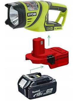 #NEU# Adapter Makita 18V für RYOBI ONE Set 1 - Wuppertal