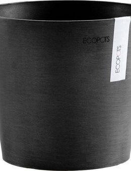 ECOPOTS Blumentopf AMSTERDAM Mini Dark Grey, BxTxH: 17x17x14,9 cm