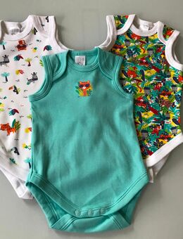 Baby Body Bodies Mädchen Jungen Babygirl Babyboy Tiere Bunt Marke: Baby Club C&A, 100% Baumwolle Bio-Baumwolle Gr. 56 - Albstadt