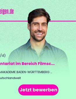 Volontariat (m/w/d) im Bereich Filmschauspiel / Casting / Regie (m/w/d) - Stuttgart