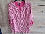 Ungetragenes, pink-weißes Shirt, Gr. 36, Baumwolle/Modal, Jeans Fritz - Brilon