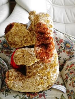 Geiss-Plüsch-Hund-I Love you,ca. 18 cm - Linnich