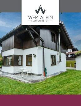 Stilvolles Wohnen: Anbauhaus zentral u. ruhig in Garmisch-Partenkirchen! Kamin, Garten, Doppelgarage - Garmisch-Partenkirchen