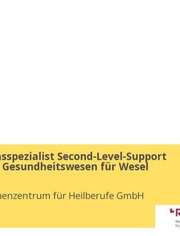 Applikationsspezialist Second-Level-Support (m/w/d) im Gesundheitswesen für Wesel - Wesel