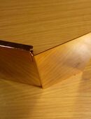 Visitenkarten-Etui, goldfarben, 9,3x5,5x0,4 cm in 85635