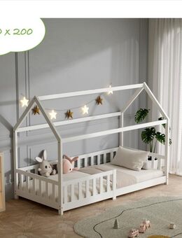 Hausbett 200x90cm Weiß Verpackt - Witten