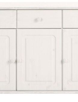 Home affaire Sideboard Mette, Kommode mit gefrästen, kugelförmigen Füßen, Breite 120 cm