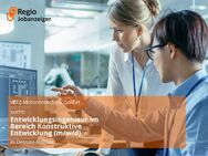 Entwicklungsingenieur im Bereich Konstruktive Entwicklung (m/w/d) - Dessau-Roßlau