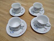 4 Villeroy & Boch Riviera Kaffeetassen mit Untertassen - Barsinghausen