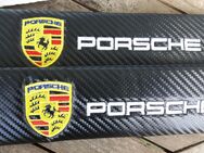 Gurtpolster Porsche Sticklogo Carbon-Look neu und unverbaut - Berlin