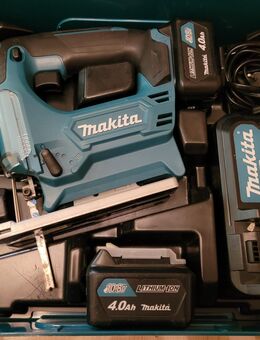 Makita JV 101 DZ Pendelhub Akku-Stichsäge 10,8V, 2 Akku 4,0Ah, Ladegerät, Koffer - Rheinsberg