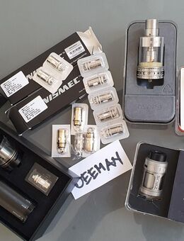 Verdampfertank Espire Atlantis Mega / Geek Vape Blitzen RTA / Akkuträger Wismec Vicino D30 inkl. Verdampfer - Gehrden