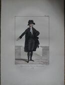 Lithografie - koloriert : Depute du Liers - Etat , aux Etats Generaux . 1789 , Nummer 285 , Frankreich , Blatt 35cm x 25cm , M33 in 02828