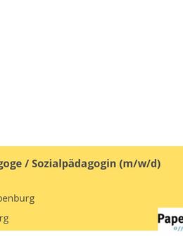 Sozialpädagoge / Sozialpädagogin (m/w/d) - Papenburg