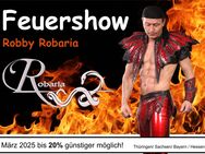 Feuershow Robby Robaria mit und ohne Schlangenshow plus Speziealefekten Hochzeit und andere - Gera