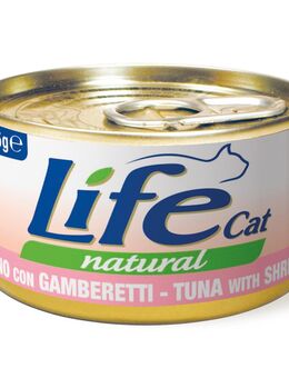 LifeCat Adult Thunfisch und Shrimps - 6 x 85 g