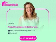 Produktmanager / Redakteur Lokalportal (m/w/d) - Osnabrück