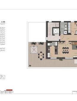 Erstbezug! Penthousewohnung im Chiemgau - sonnige 65qm Dachterrasse - KFW 40, Chiemsee 4km - Bad Endorf
