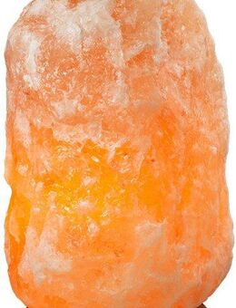HIMALAYA SALT DREAMS Salzkristall-Tischlampe Rock, Leuchtmittel wechselbar, Warmweiß, Handgefertigt aus Salzkristall - jeder Stein ein Unikat, ca.18-22 kg