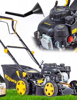 Riwall Pro 4270 – Benzin-Rasenmäher mit Antrieb, 7 PS, 40 cm Schnittbreite - Wuppertal