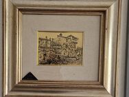 Kunstwerk aus echtem Gold – Stadtbild Siena - Elsenfeld