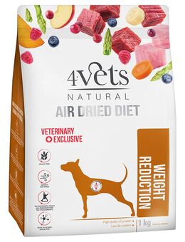 4Vets Natural Canine Weight Reduction - Sparpaket: 2 x 1 kg
