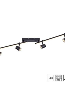 Paul Neuhaus Deckenleuchte BARIK, LED fest integriert, LED wechselbar, Warmweiß, LED, separat steuerbar (Schalter)