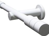 GARDINIA Gardinenstange Set Metall, Ø 19 mm, 1-läufig, ausziehbar, verschraubt, Aluminium, 1-Lauf