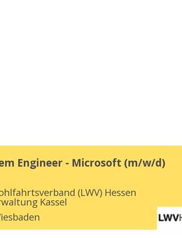Senior System Engineer - Microsoft (m/w/d) - Kassel
