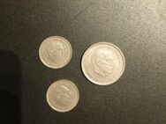 3 Stück Münze Spanien 50 und 5 Pesetas 1957 PTAS Peseten Franco - Essen