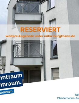 RESERVIERT !!! Attraktives 1-Zimmer-Apartment in gepflegter Wohnanlage in Burgthann - ideal für Kapitalanleger und Selbstnutzer - Burgthann