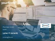 Leiter IT (m/w/d) - Königsbrunn