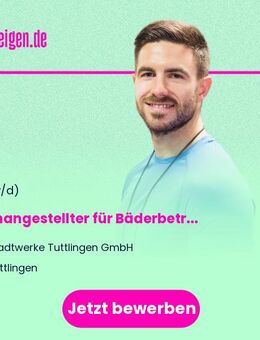 Fachangestellter für Bäderbetriebe (m/w/d) - Tuttlingen