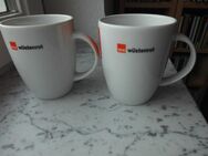 2 Becher Kaffeebecher Tassen Wüstenrot Roubill Porzellan Mugs zus. 3,- - Flensburg