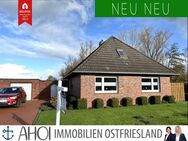 Teilmodernisierter Bungalow mit Garage, Weitblick in ruhiger Sackgassenlage - Krummhörn