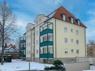 Laubegast/Lindenpark: Ruhige Dachgeschoss-Maisonette-Wohnung mit zwei Zimmern und Balkon in Elbnähe - Dresden