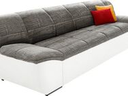 DOMO collection 3-Sitzer Splash, moderne Steppung im Sitz und Rücken, komfortabel, flache Armlehnen zum Entspannen