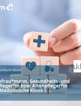 Pflegefachfrau*mann, Gesundheits- und Krankenpfleger*in bzw. Altenpfleger*in (m/w/d) - Medizinische Klinik I, nephrologische Station - Bonn