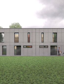 Neubau DHH BS-Stöckheim mit innovativer, energiesparender Fassade - Braunschweig